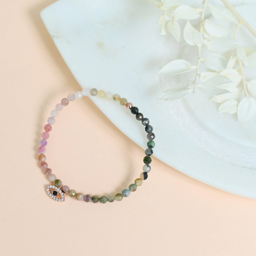 Macaroon rainbow tourmaline bracelet, Women's Fashion, Jewelry &  Organisers, Bracelets on Carousell